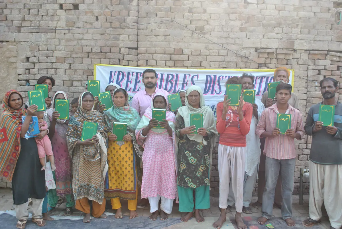 Holy Bible distribution & village fellowship