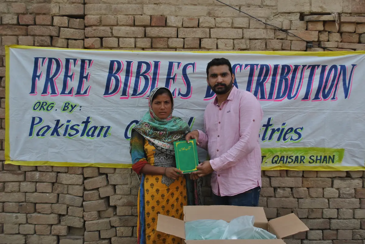 Holy Bible distribution & village fellowship