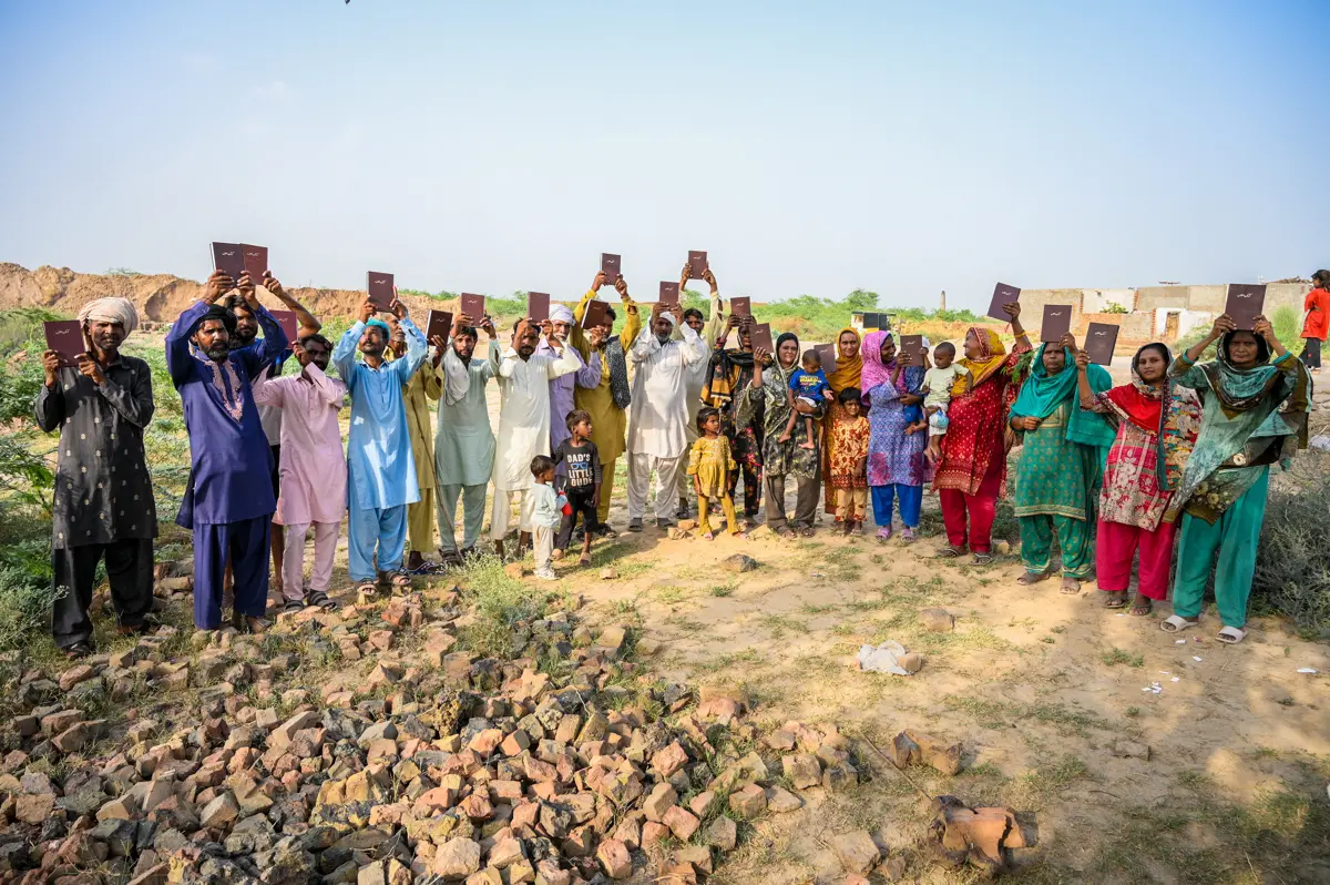 Holy Bible distribution & village fellowship